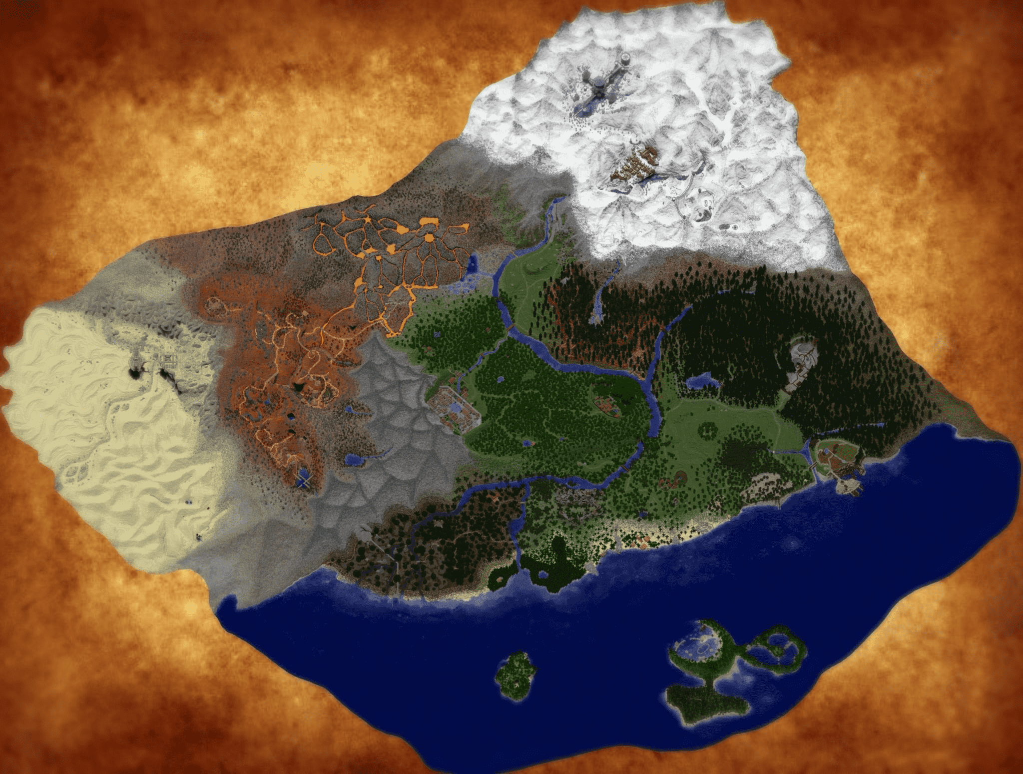 Sylberländ大地图
